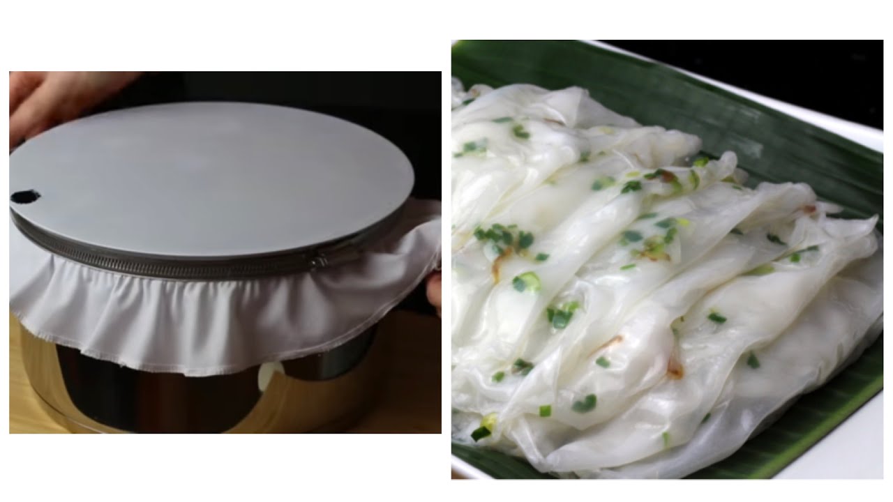 CÁCH LÀM NỒI TRÁNG BÁNH - Bánh cuốn - Bánh ướt - 3 cách pha bột dai ngon | Bếp Nhà Diễm |