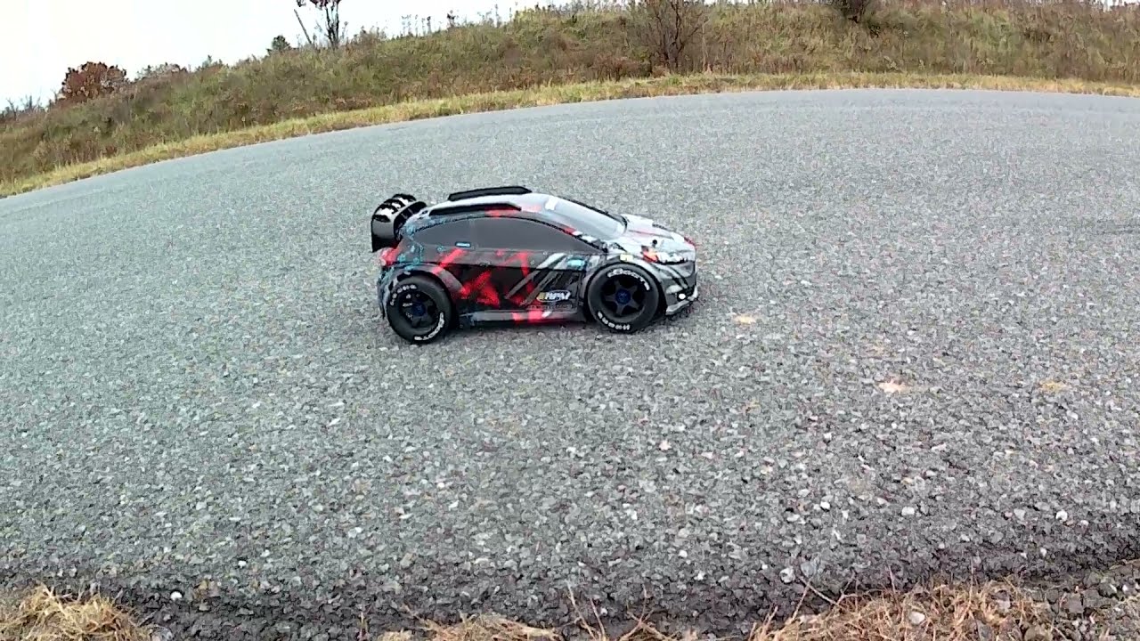 TRAXXAS FIESTA ST RALLY 96MPH ON 6S...