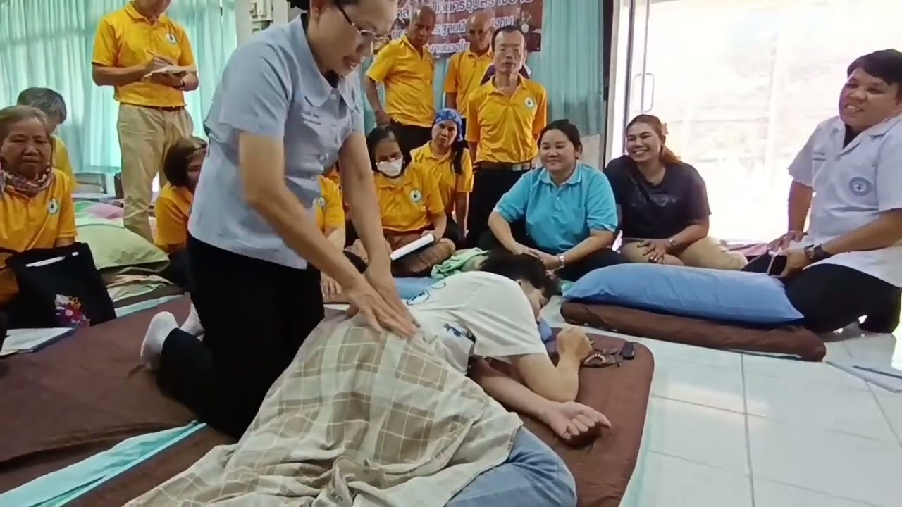 นวดไทยราขสำนักพื้นฐานหลัง