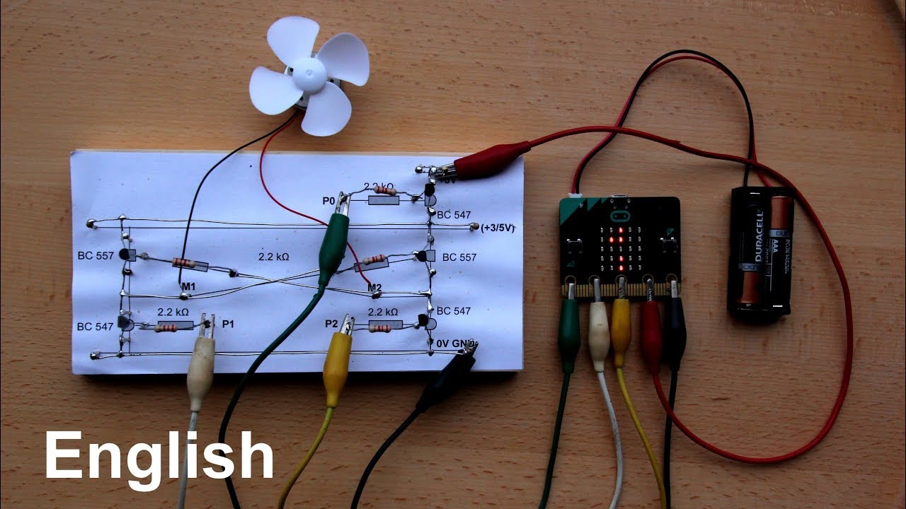 Control rotation and speed with Micro:bit