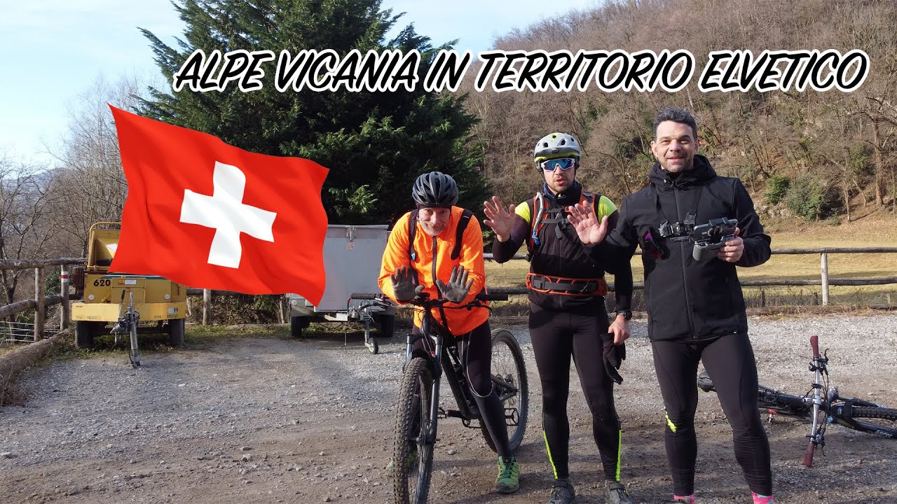 Da Lugano verso l'Alpe Vicania sul sentiero 351 in Svizzera