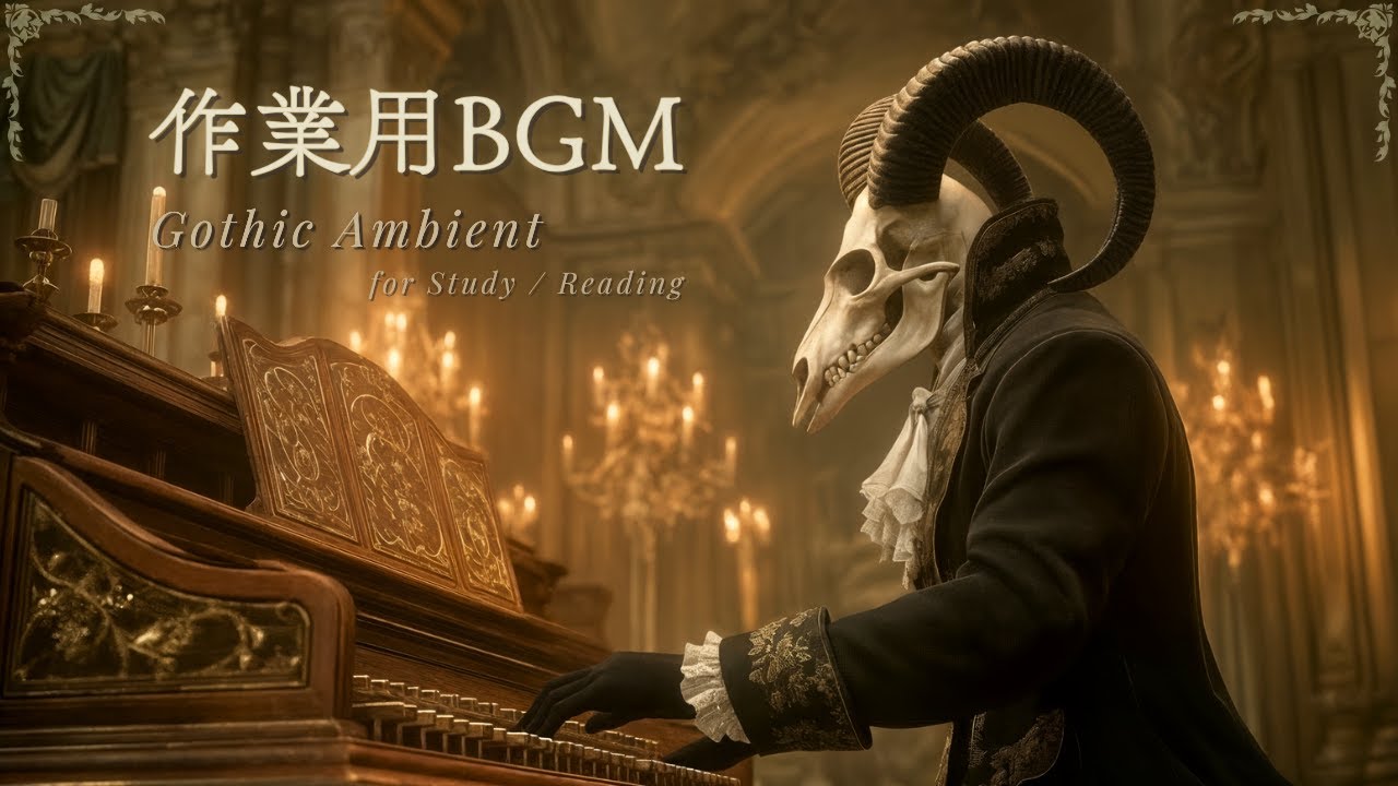【作業用BGM】蝋燭の光の中で、執事は静かに鍵盤を弾く · Gothic Harpsichord BGM (2 Hours)