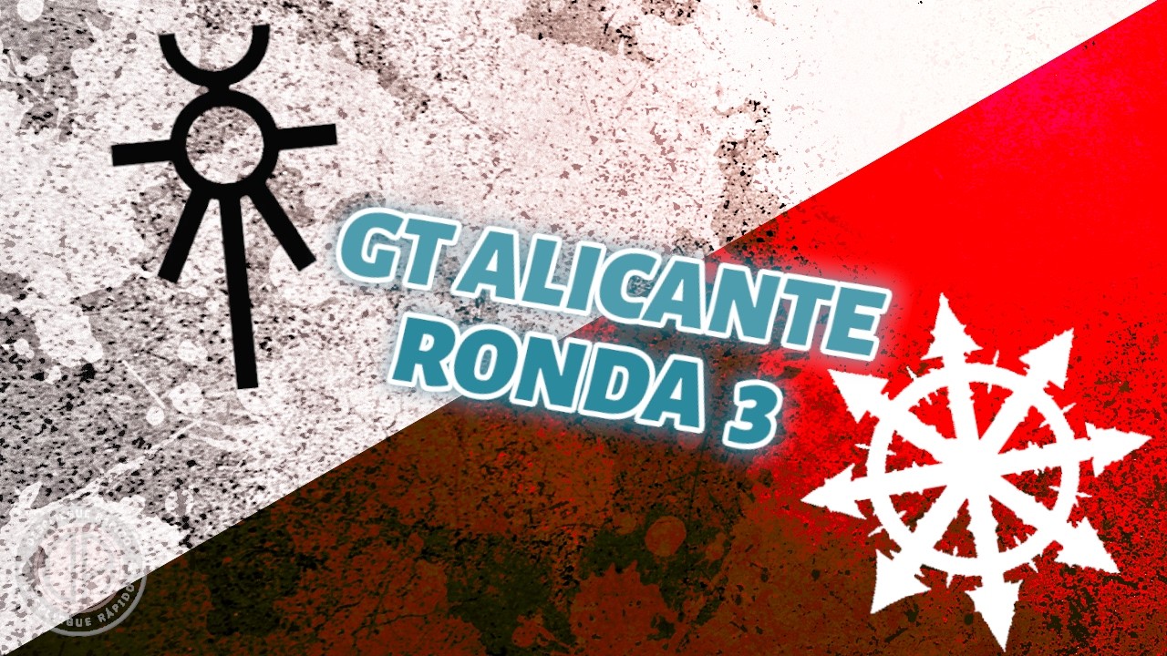 GT Alicante V. Ronda 3. Necrons vs. Chaos Daemons. Warhammer 40.000