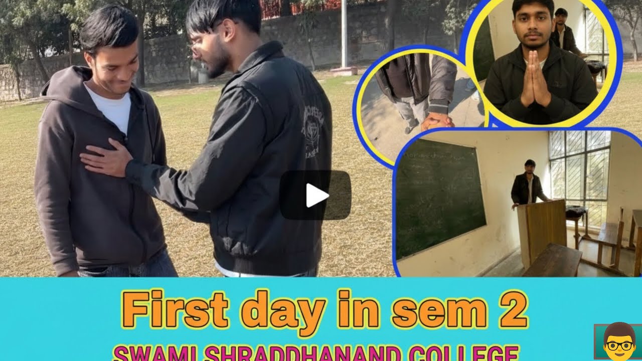 Back to College! Second Semester Begins🎓| First Day at Swami Shraddhanand College | DU Vlog | #vlog 