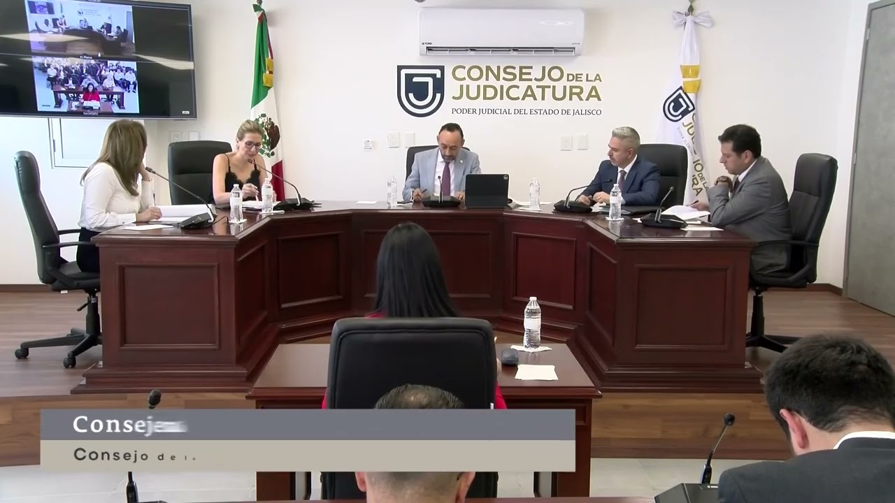 🔴 7ª Sesión Plenaria Ordinaria del Consejo de la Judicatura del Estado de Jalisco