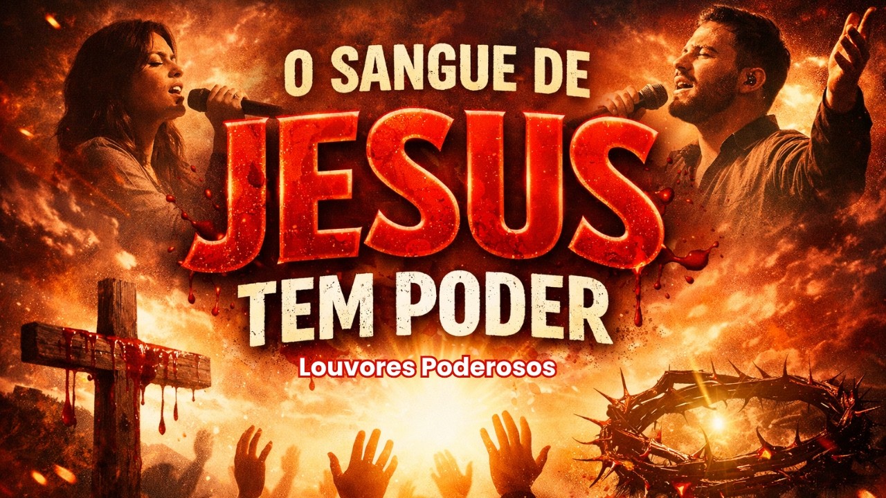O Sangue de Jesus Tem Poder 🩸 | Louvores Proféticos de Cura, Libertação e Vitória ✝️🔥