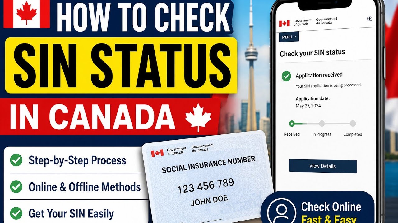 How to Check SIN Status in Canada Online | Social Insurance Number Guide 2026