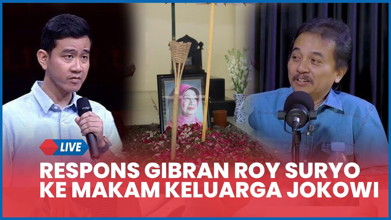 🔴 Gibran Beri Respon soal Roy Suryo dan Dokter Tifa Ziarah ke Makam Keluarga Jokowi