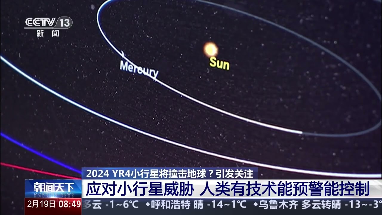 [朝闻天下]2024 YR4小行星将撞击地球？引发关注 应对小行星威胁 人类有技术能预警能控制 | 新闻来了 News Daily