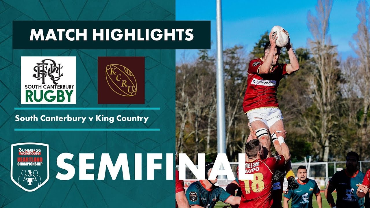Bunnings Heartland 2022 | Semifinal Highlights | South Canterbury v King Country