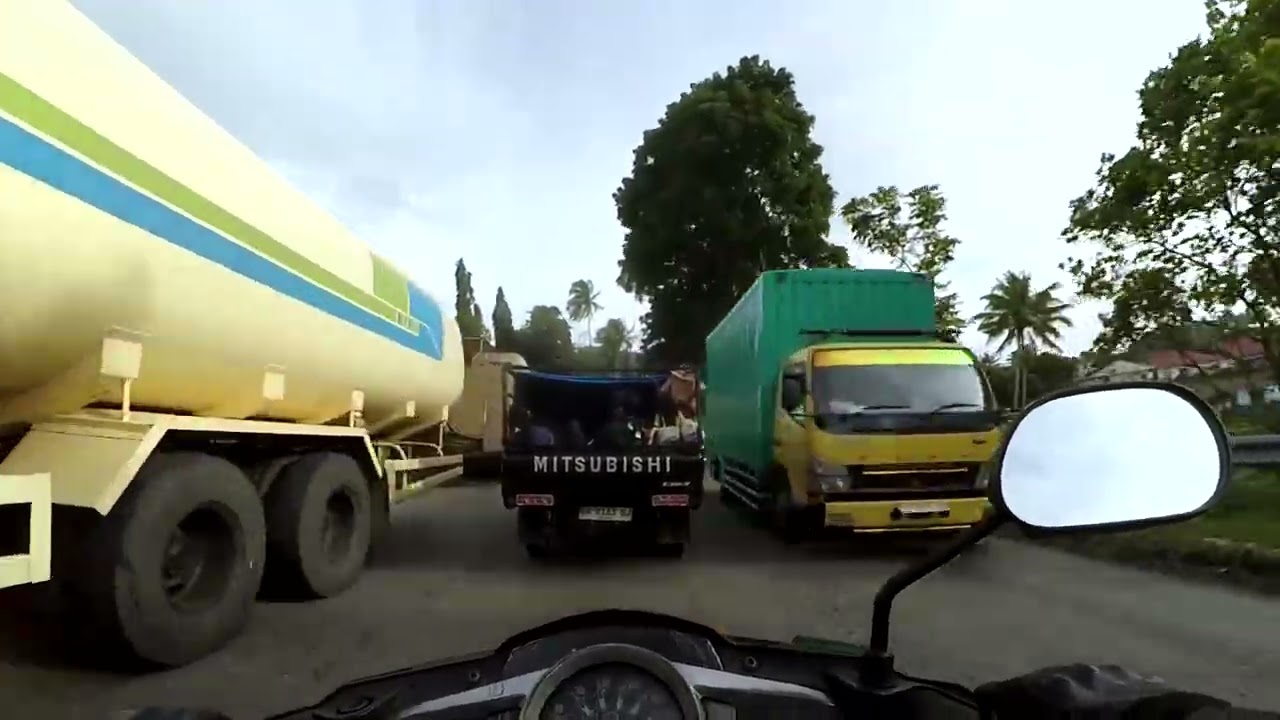 A hectic afternoon ride from solok to padang