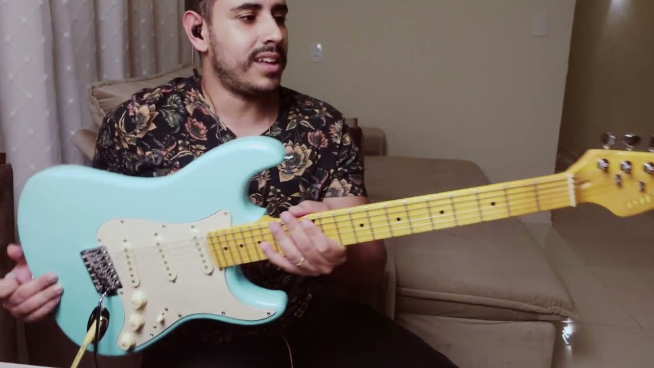 REVIEW GUITARRA PHX STRATOCASTER SUNSET ST2 TIMBRE