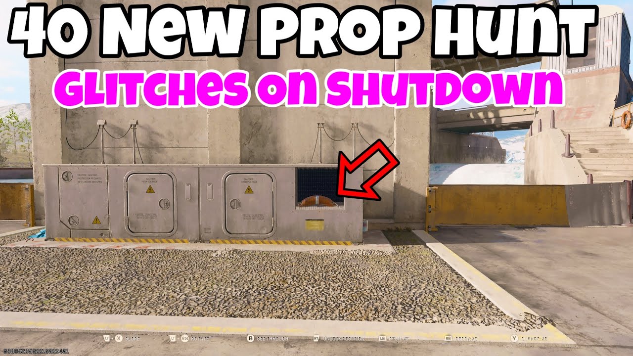 Black Ops 6 Prop Hunt Glitches : 40 New God Mode Spots on SHUTDOWN Prop Hunt