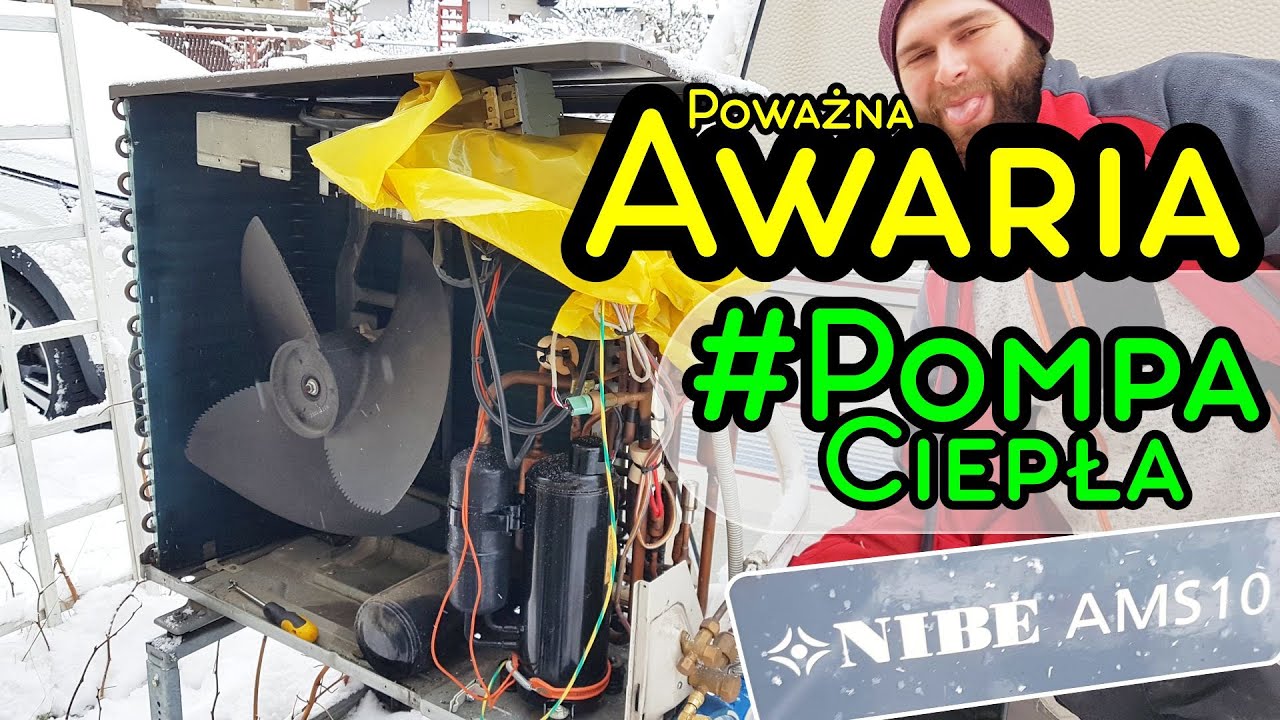 NIESKUTECZNA NAPRAWA POMPY CIEPŁA NIBE AMS10-8 PORAŻKA KlimatyzacjaKatowice.pl
