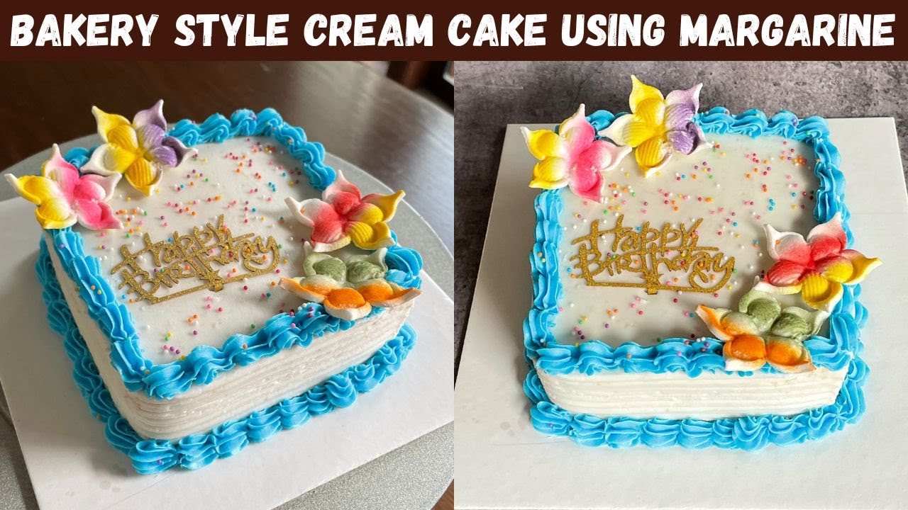 Bakery style butter cream cake using Margarine | Real bakery taste | Price of the cake | தமிழ்