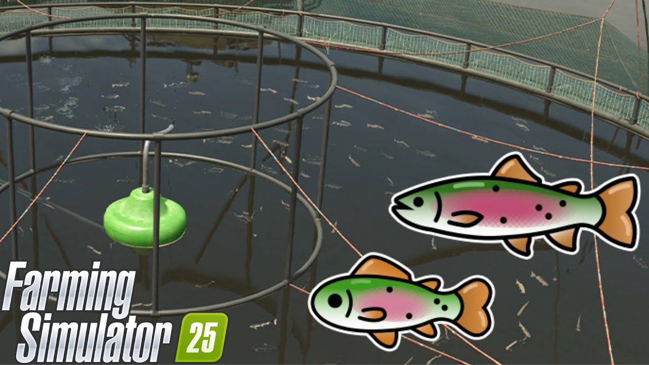 Farming Simulator 25 – Guía Completa de Piscifactorías | Cómo Criar Peces y Ganar Dinero Rápido 🎣💰