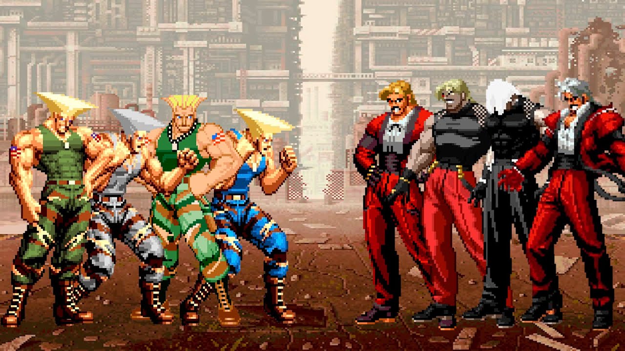 [KOF Mugen] Guile Team vs Rugal Team