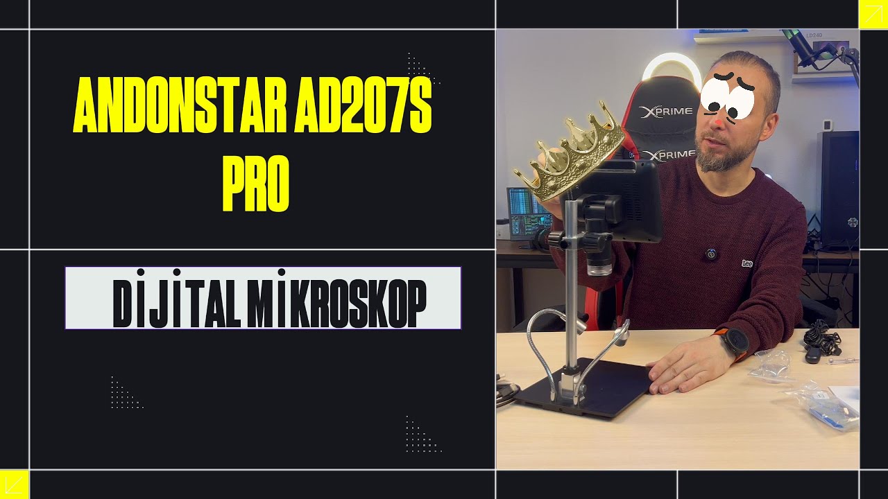 Andonstar AD207S Pro Dijital Mikroskop | Kutu Açılışı ve İnceleme 🔬