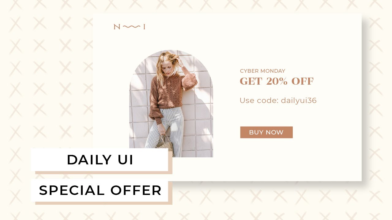 Cyber Monday Deals - Pop Up | UI Design Time Lapse