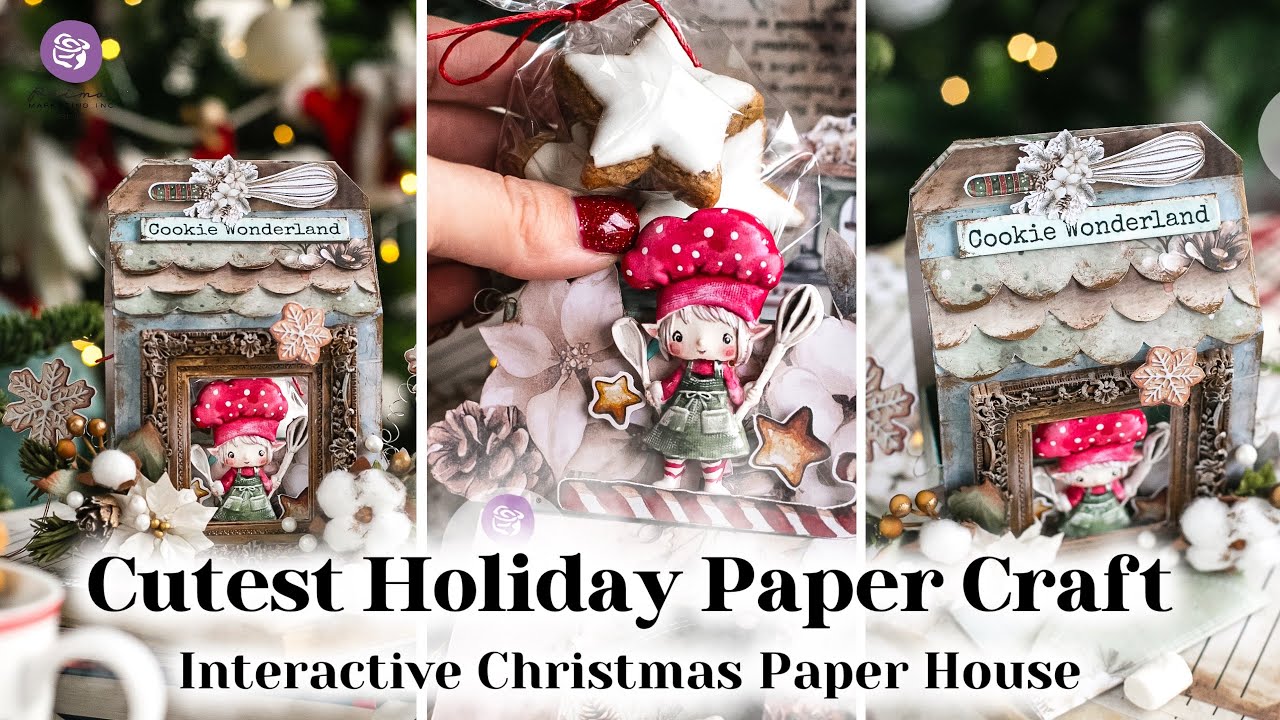 Cookie Wonderland &ndash; Interactive Christmas Treat Holder | FULL TUTORIAL 🎄🍪