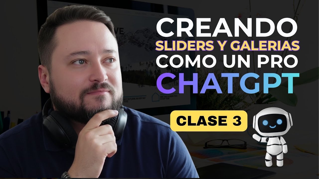 🤖 Crea Galerías y Sliders Animados Fáciles con CHATGPT en el 2026 | Curso Web CLASE 3