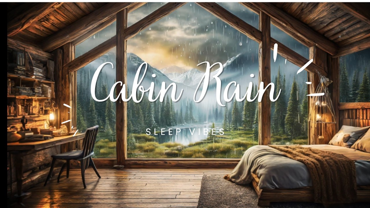 Gentle Rain by the Window | Cozy Room Sleep Sounds