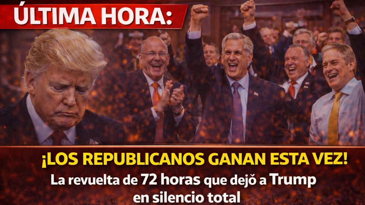 ÚLTIMA HORA: ¡LOS REPUBLICANOS GANAN ESTA VEZ! La revuelta de 72 horas que dejó a Trump en silencio