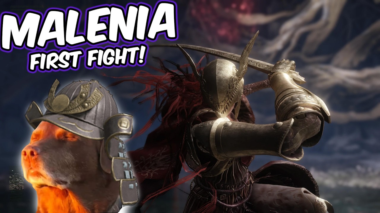 ELDEN RING BEGINNER TAKES ON MALENIA