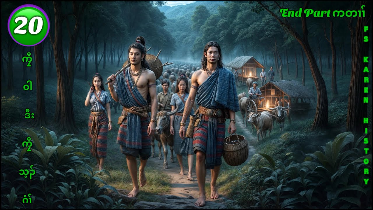 🔴 No. 1,128 Karen Story : Kyaw Wah and Kyaw Thay Gyee( ကၠီဝါဒီးကၠီသ့ၣ်ဂံၢ် )End Part -20🔴6 ,12 ,2025