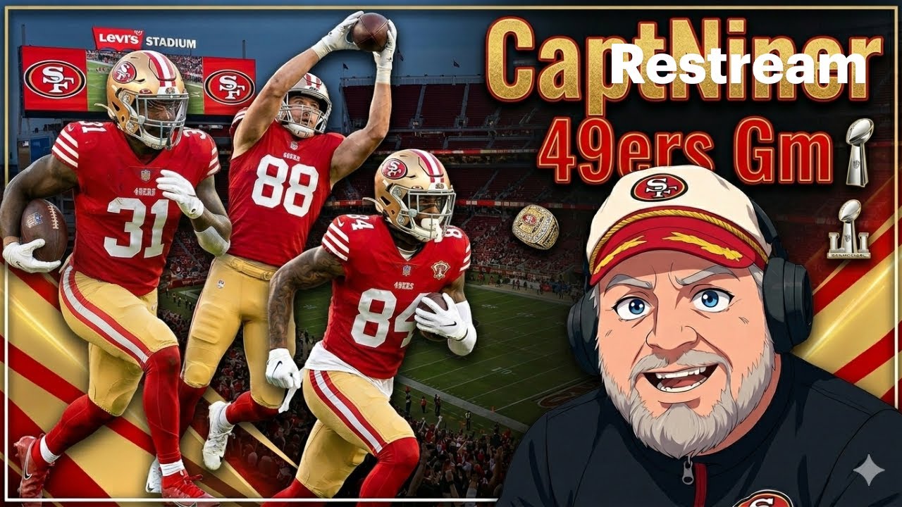 CaptNiner Takes Over 49ers As 49ers GM     Live with Restream, February 27
