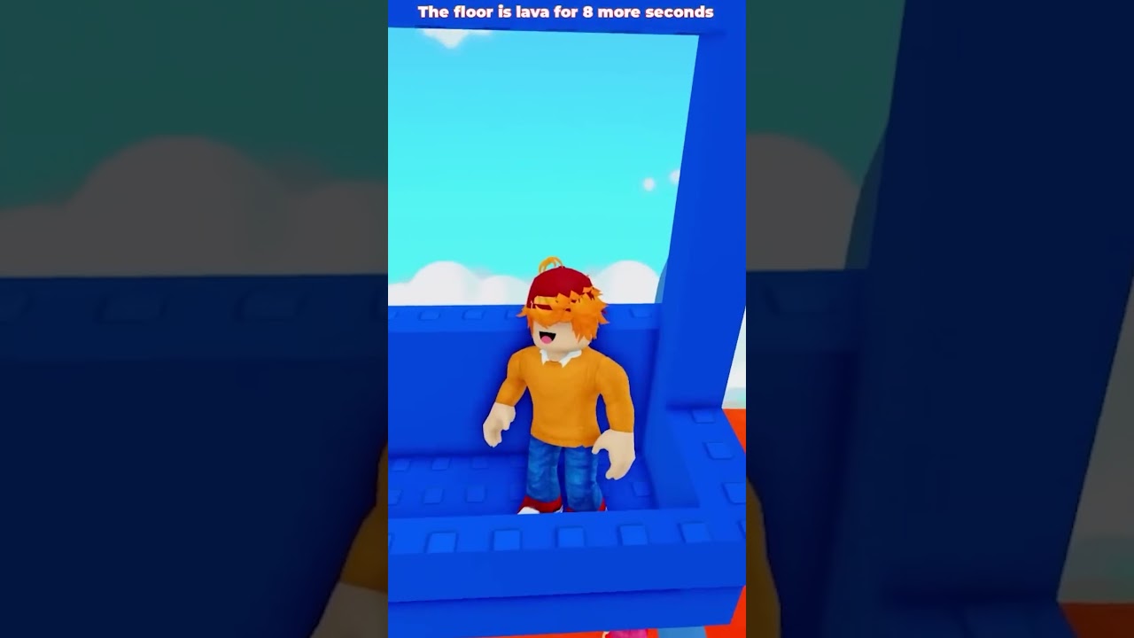 SPEEDY no SOBREVIVIE a SUELO es LAVA en ROBLOX! #shorts #miloyspeedy #speedyymilo