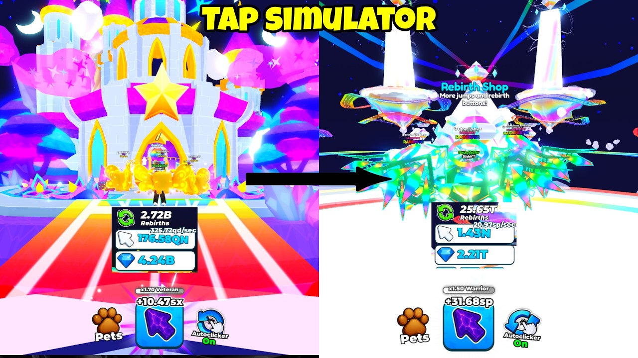I unlock every zone in TAP SIMULATOR?!