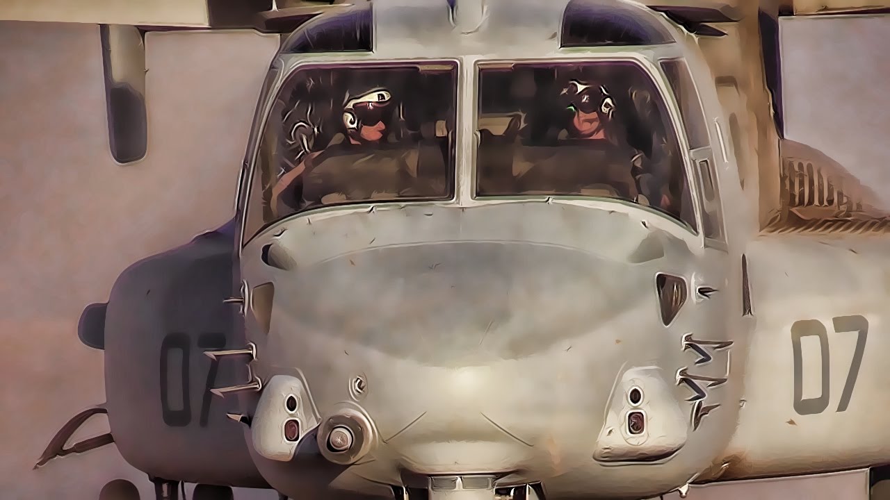 MV-22B Osprey Shooting Exercise • USMC