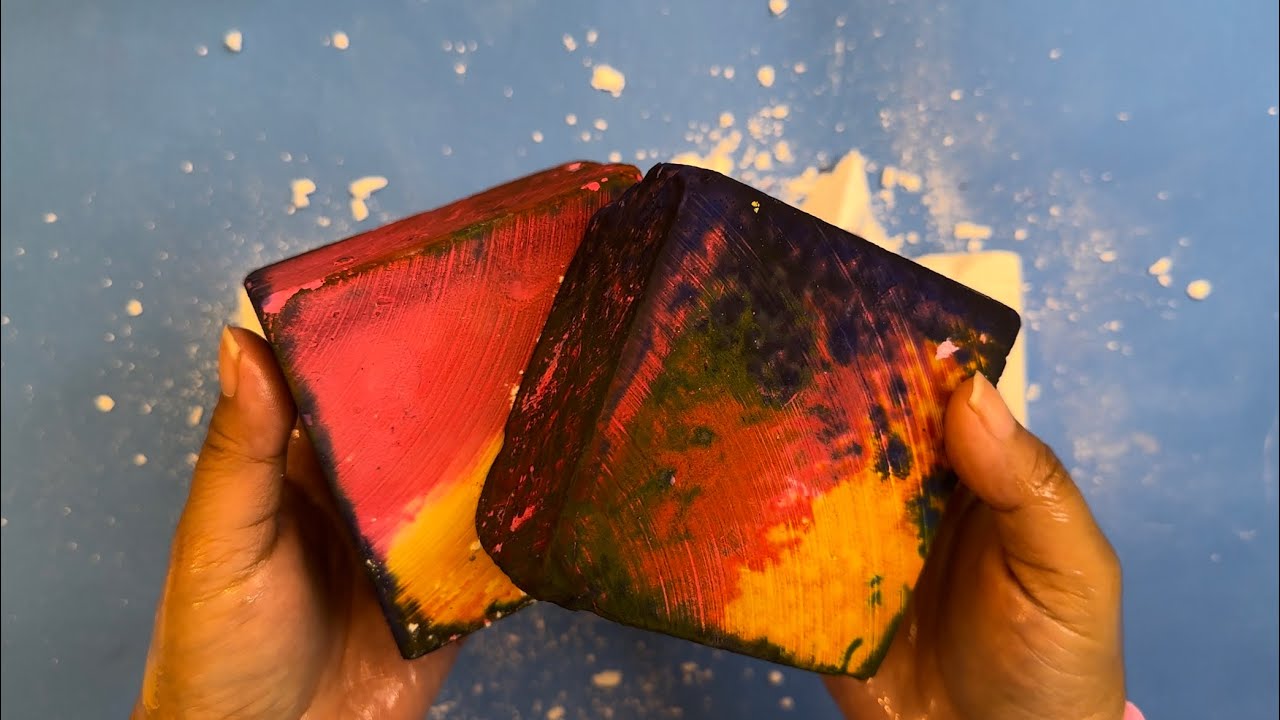 🌷💜 DEEP DYED x FRESH BLOCKS | GYM CHALK ASMR