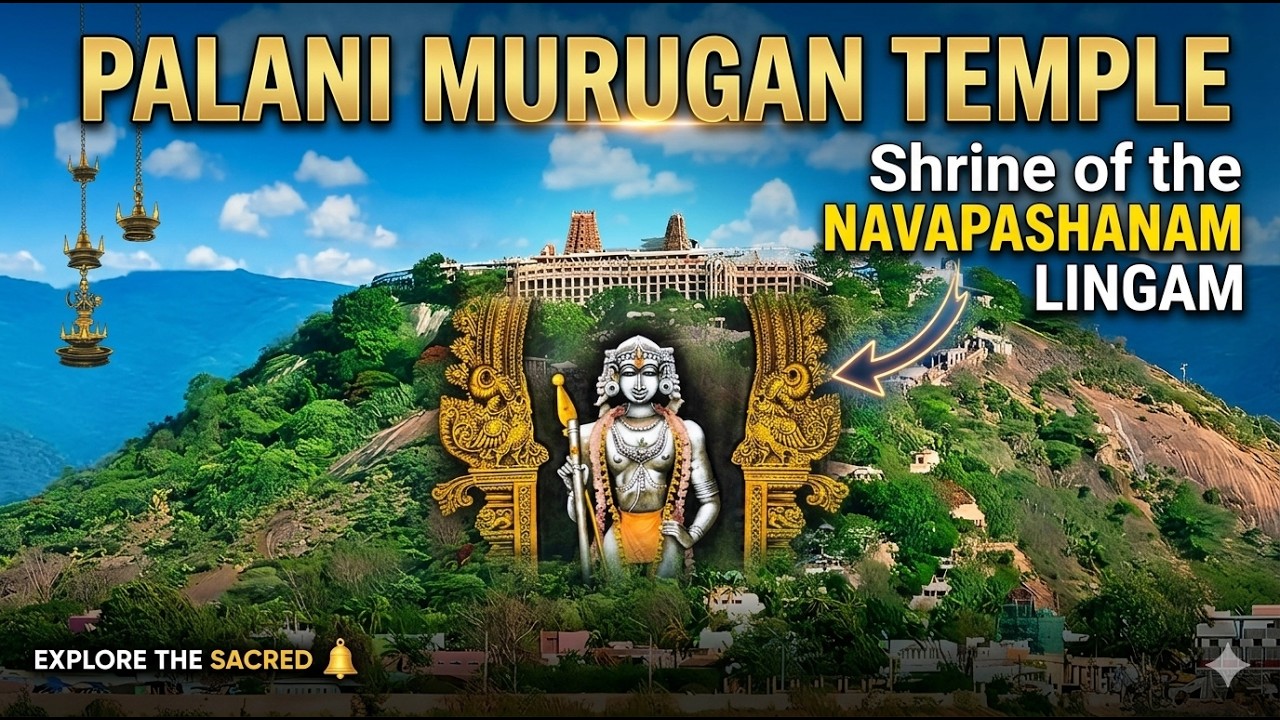 Palani Murugan Temple |Shrine Of The Navapashanam Lingam @Jothishi Divine Majesty on Sivagiri Hill