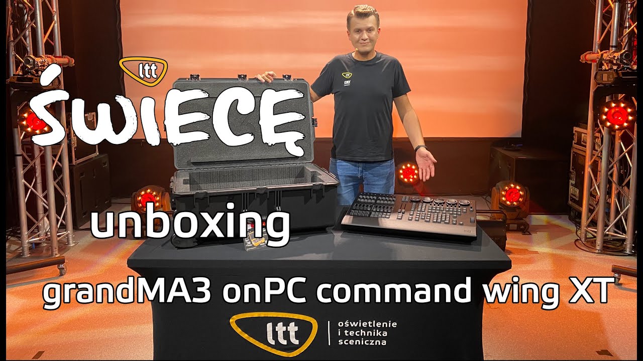 UNBOXING grandMA3 onPC command wing XT