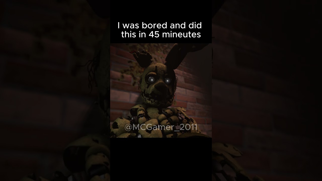 (FNAF SFM) I was bored #fnaf #fnafsfm #springtrap #sfm #sfmfnaf #animation