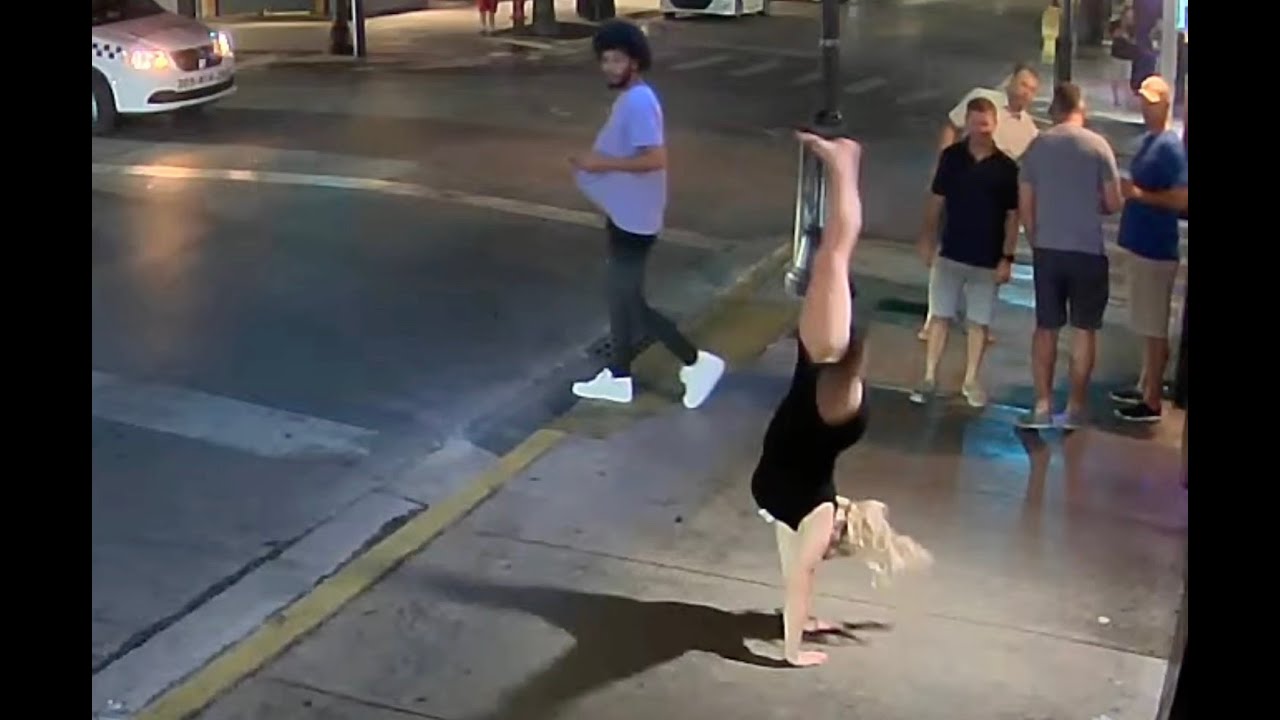doing cartwheels and drinking; and an angry man outside sloppy joe's