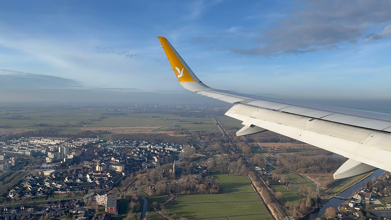 Pegasus A320-251N Landing at Rotterdam The Hague Airport! [EHRD 06] (08.02.2026)