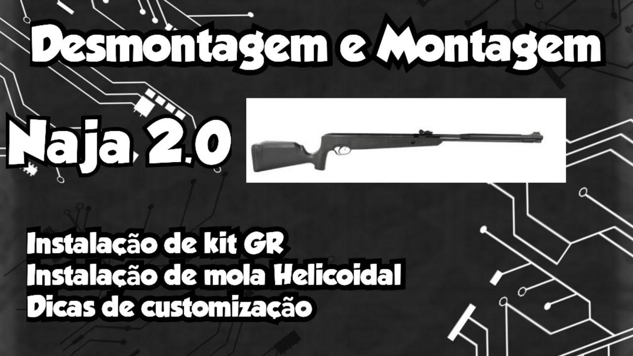 desmontagem e montagem da TAG Naja 2.0