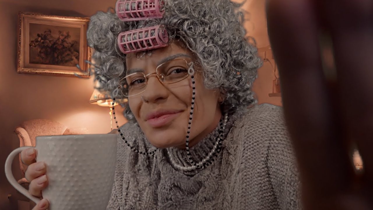 ASMR Grandma comforts you & takes care of you 👵🏼💜  (personal attention roleplay)