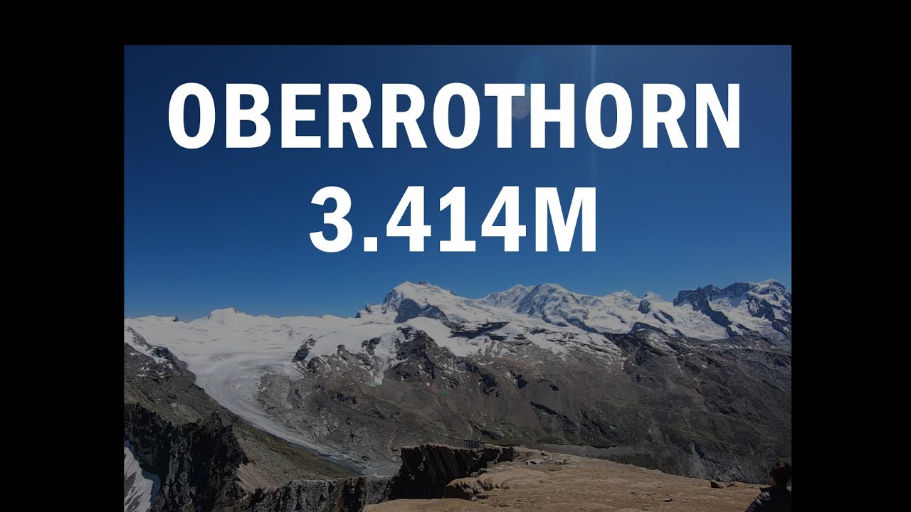 Oberrothorn 3.414m - Die beste Aussicht der Schweiz - August 2020 | Bergsport #08