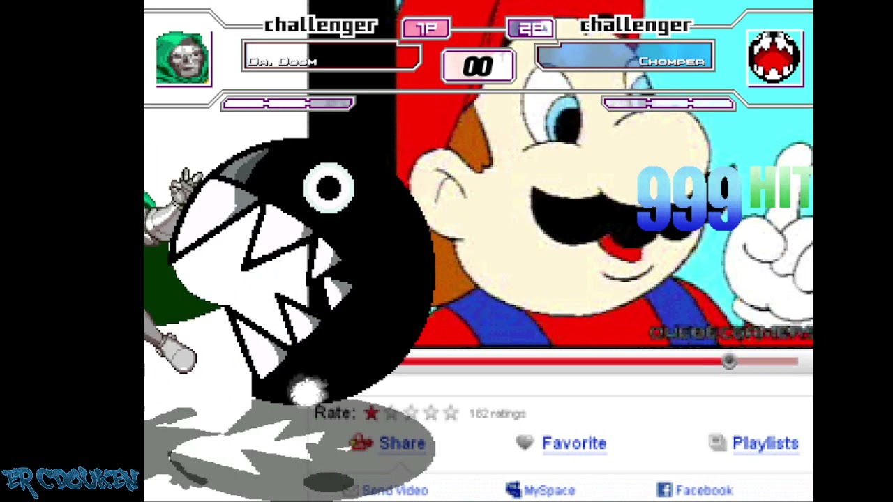 Chain Chomp eats Dr. Doom on Youtube for 23 minutes