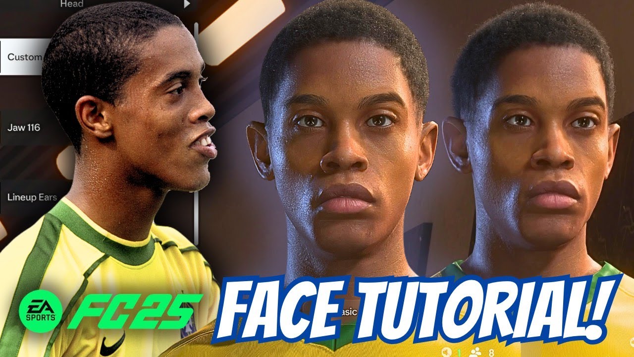 EA SPORTS FC25 - How to create RONALDINHO 1995
