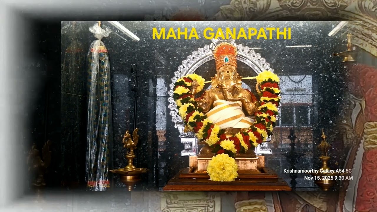 Blessings from Sri Sithi Vinayagar