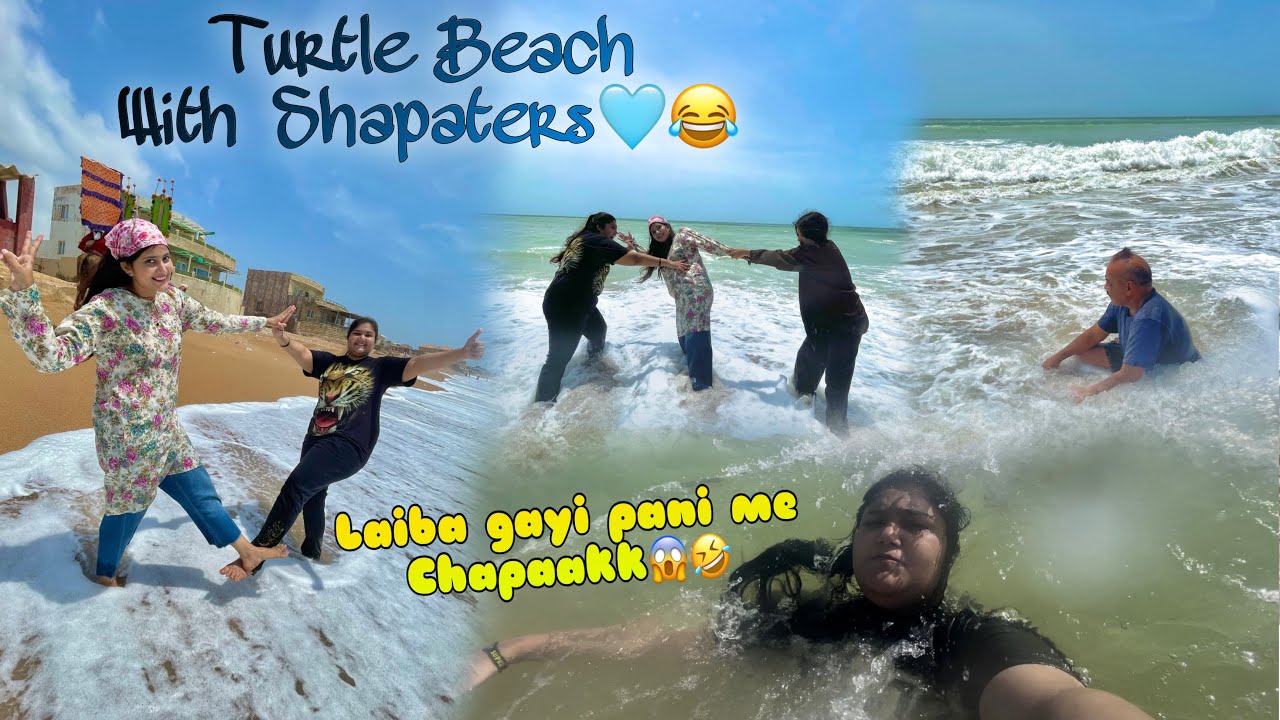 Turtle Beach Karachi | Turtle Beach 2024 | Hawsbay Vlog Karachi 2024 |Samandar Me Doobgyi😱 #hawksbay