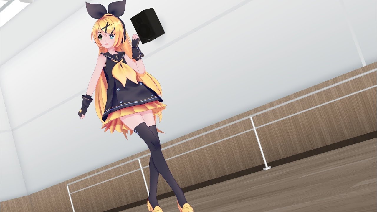 【MMD】ドーナツホール Sour式鏡音リン ロングヘアー