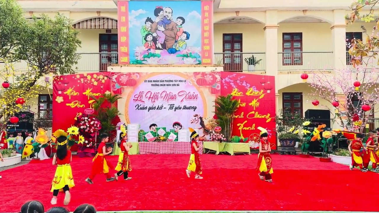 Múa  “ Hào khí Việt Nam “ lớp 5Tuổi C  Trường mầm non Sơn Hà