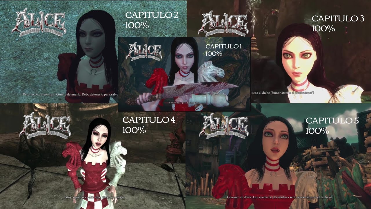 ALICE MADNESS RETURNS LOS 5 CAPITULOS 100% COMPLETADO PC