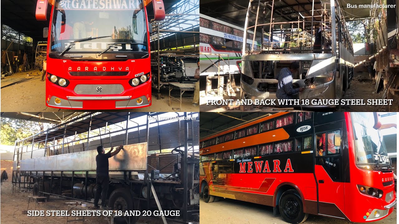 luxury sleeper bus manufacturing process/ luxury sleeper बस निर्माण की प्रक्रिया